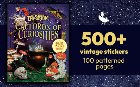 STICKER EMPORIUM CAULDRON OF CURIOSITES - JORDANO. POWELL